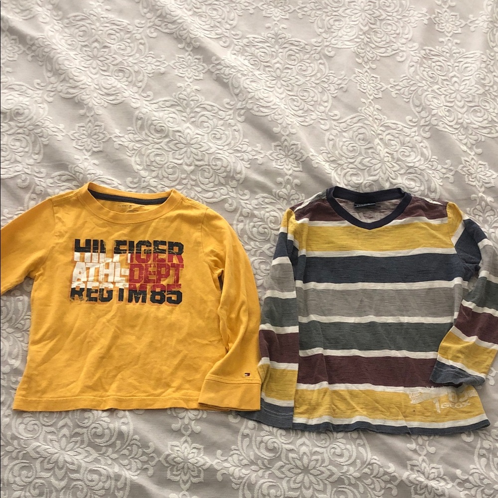 2 pieces of branded tops Tommy Hilfiger and Geox' Long-Sleeve Tees